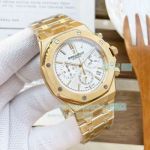 Replica Audemars Piguet Royal Oak Offshore Yellow Gold Watch Men 42mm 